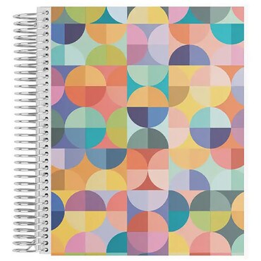 Erin Condren Abstract Circles 7X9 Notebook